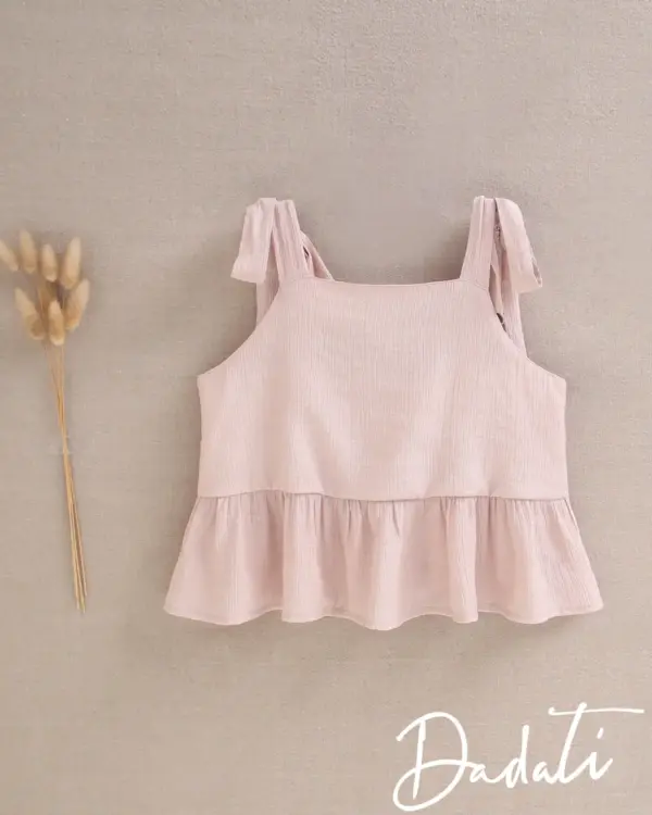blusa maquillaje tirantes lazadas