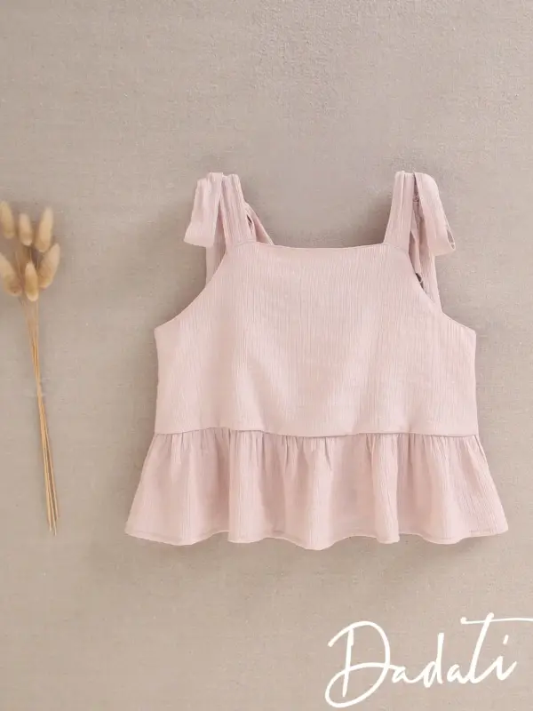 blusa maquillaje tirantes lazadas