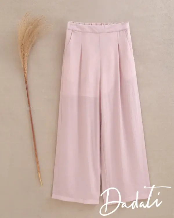 PANTALON NIÑA PINZAS ROSA