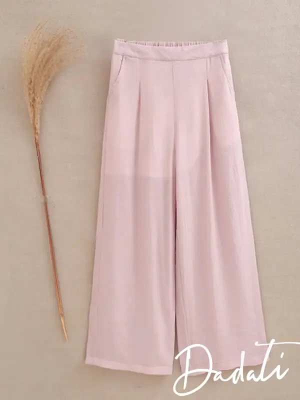 PANTALON NIÑA PINZAS ROSA