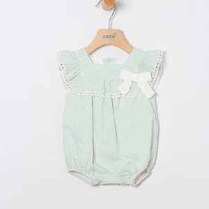 RANITA BEBE RAYAS EN VERDE