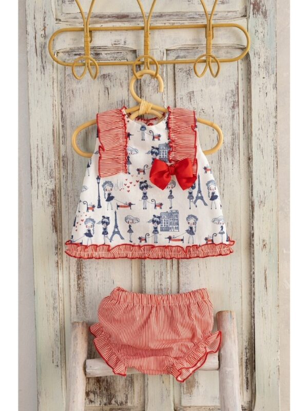 Jesusito bebé muñeca azules y lazos rojos