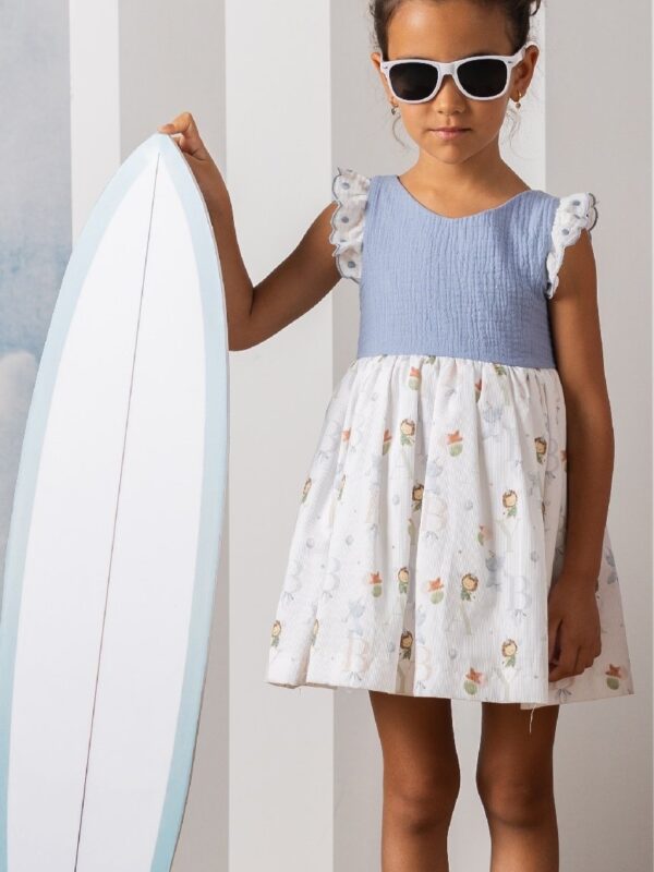 Vestido abecedario niña