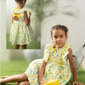 Vestido bebé limones