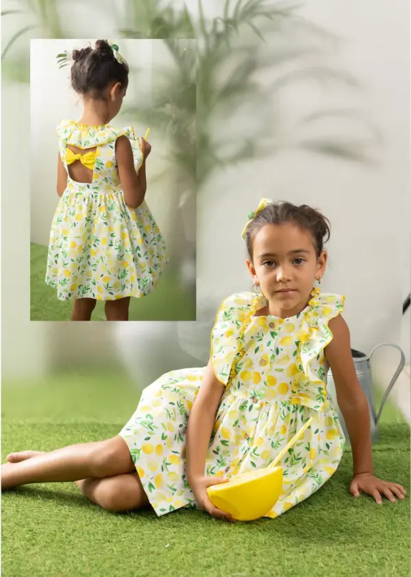 Vestido bebé limones