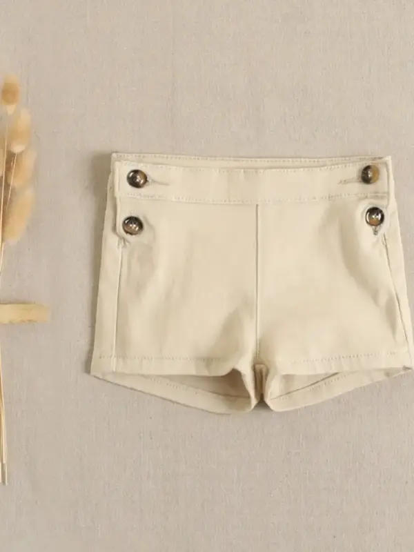 Short de bebé niño camel