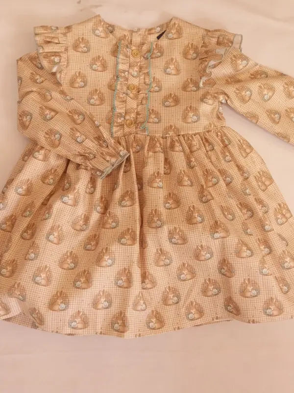 Vestido niña conejitos