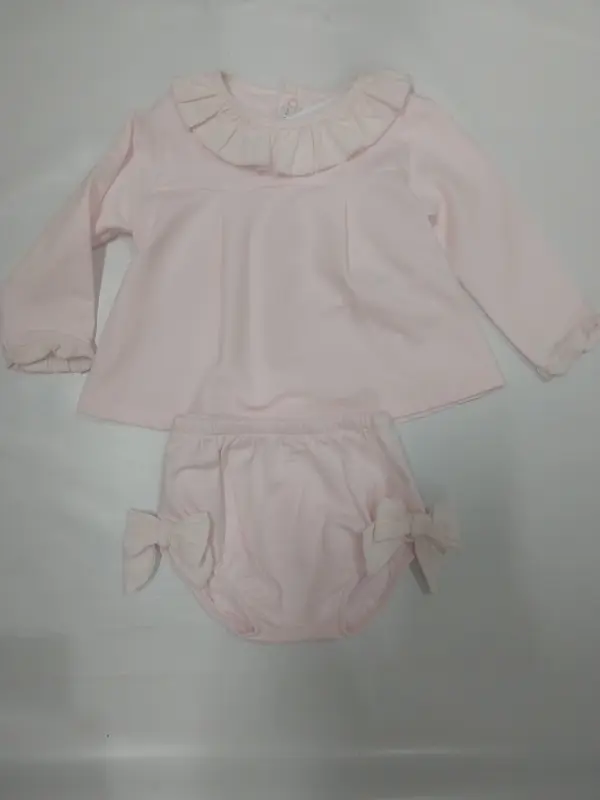 Conjunto bebe ranita niña rosa bebe
