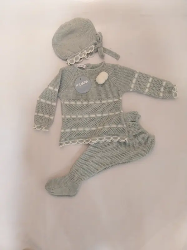 conjunto 3 piezas  menta