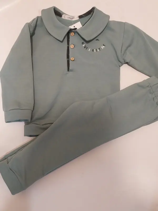 Chándal bebe niño verde